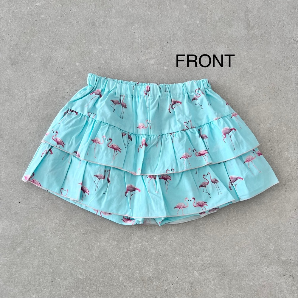 🦩NWT PHI Clothing skirt/skort w/bow 12 - Picture 2 of 7